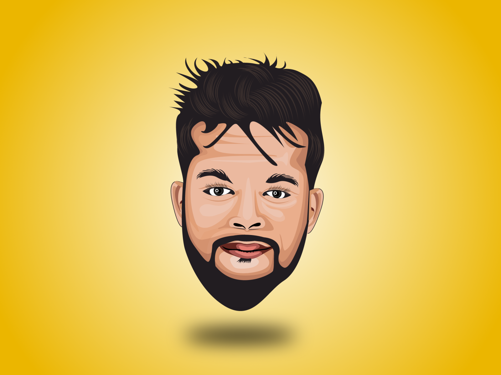 vector-portrait-in-adobe-illustrator-by-rahimanfariz-on-dribbble