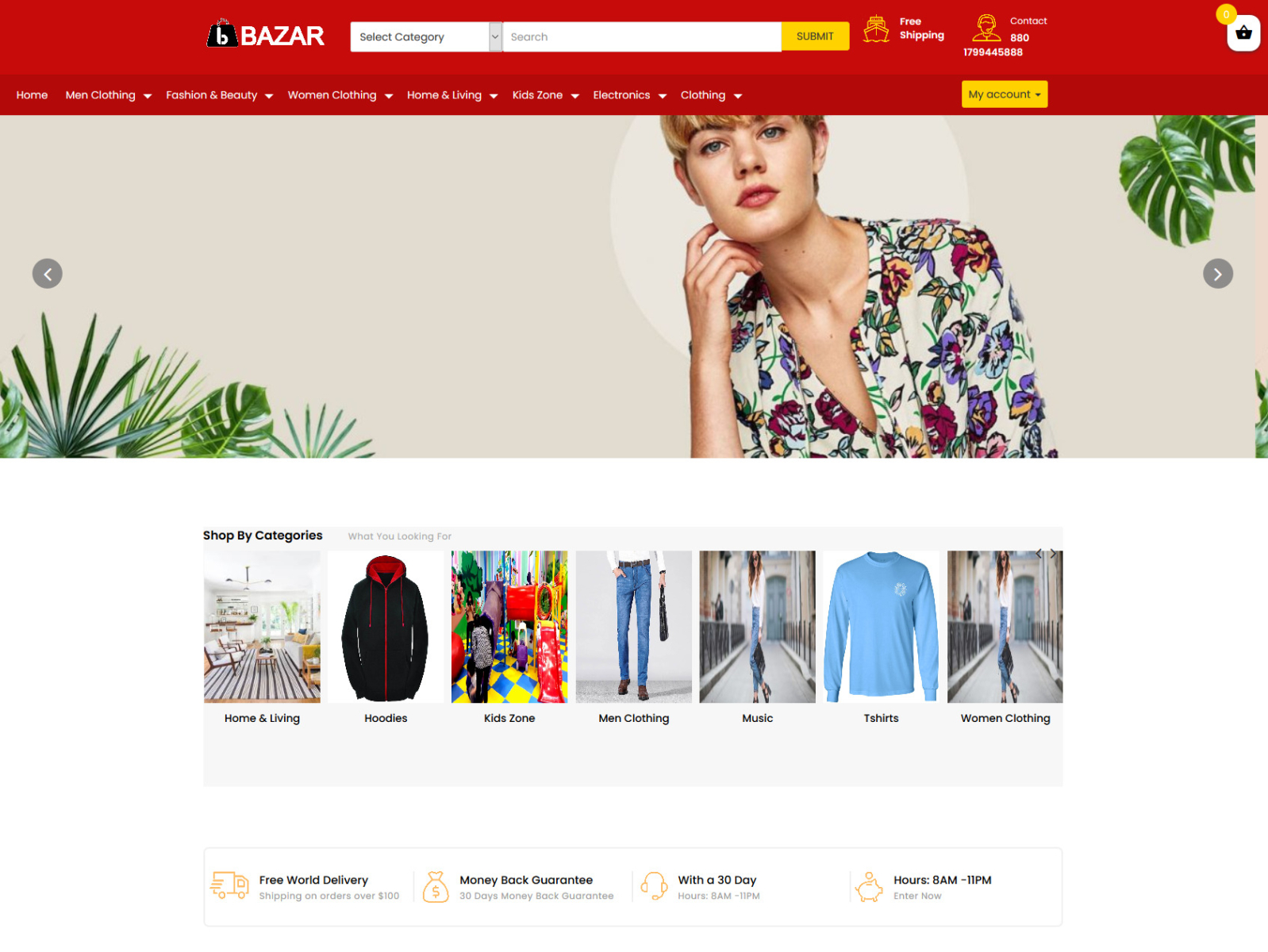 Woocommerce Bazar Theme for Inspiration by AK Ehsan on Dribbble