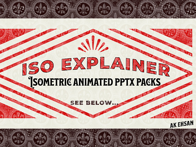 Iso Explainer animated pptx packs banner hero pics package