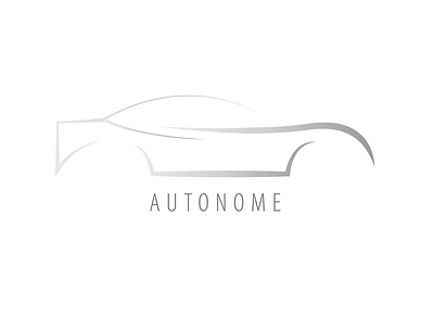 Driverless car logo artistic branding design future futuristic graphic design illustration logo typography