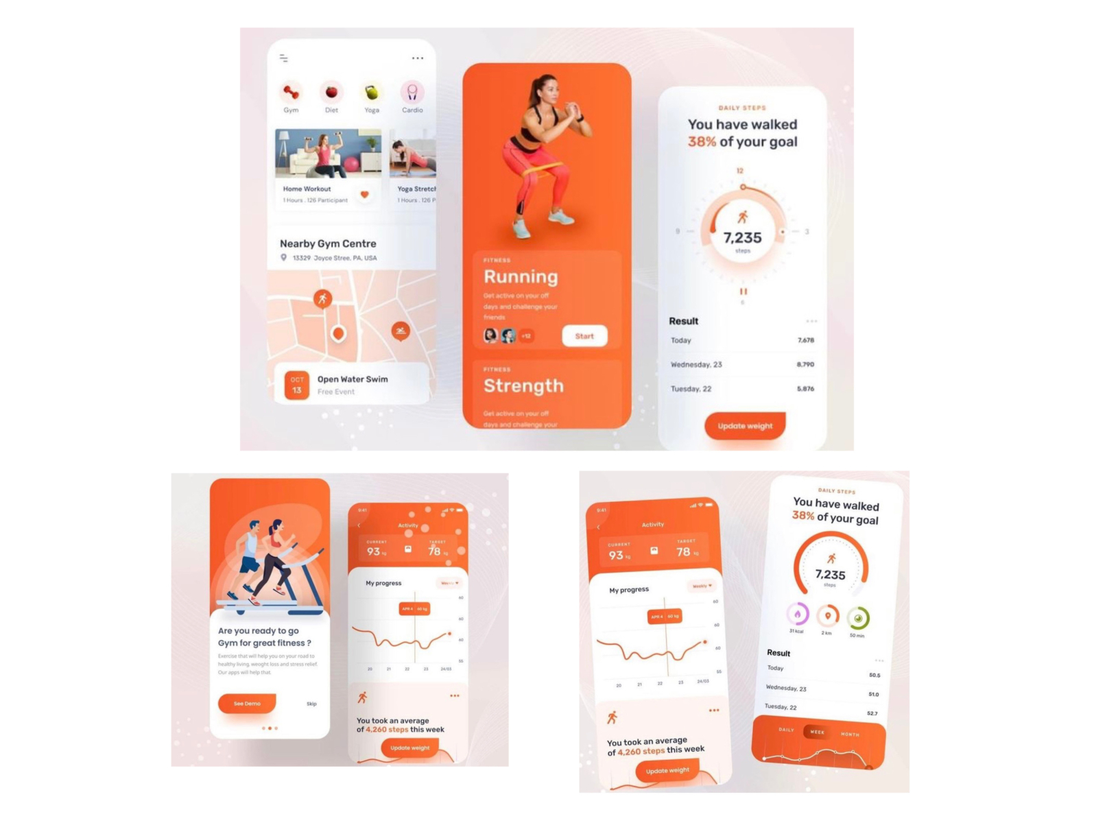 fitness program by jalalikiyana on Dribbble