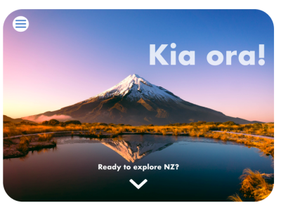 Day 3- Landing Page #DailyUI branding challenge dailyui design figma graphic design landing page new zealand tourism ui web web design