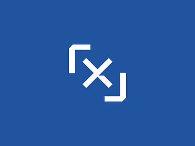 Reaxis axis blue brokerage development investment monogram monogram logo partner real estate symbol