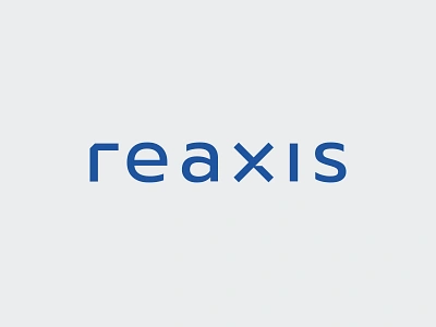 Reaxis logotype axis blue logotype real estate logo realestate