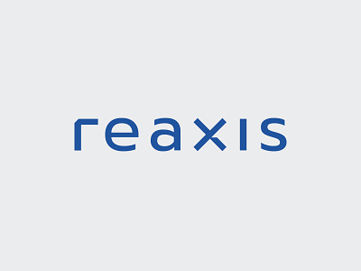 Reaxis logotype axis blue logotype real estate logo realestate