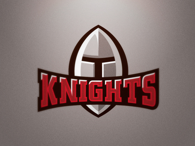 Krakow Knights american ball football grey helmet knight knights logo nfl red sport