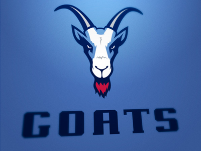 Poznań Goats american blue football goat horn logo navy blue poznań sport
