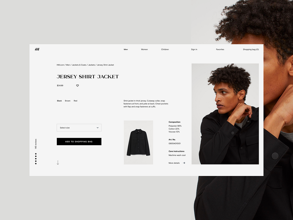 Fashion Website Redesign Concept by Barna Erdei for Halcyon Mobile on ...