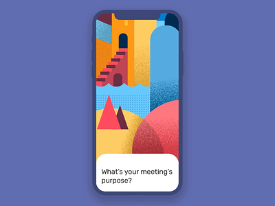 Meeting Room Booking Flow ai animation app booking clean event flat illustration ios iphone meeting meeting room mobile simple ui ux
