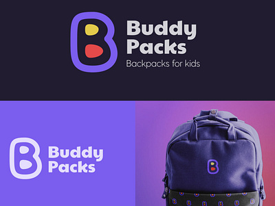 Buddy Packs design illustration logo