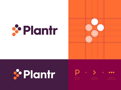 Plantr design illustration logo