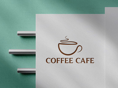 Coffee cafe logo branding design graphic design illustration logo typography vector
