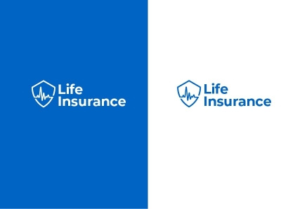 Insurance company logo branding design graphic design illustration logo typography ui ux vector