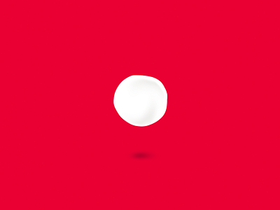 Sphere On Red