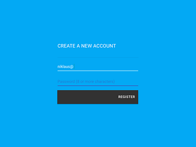 Daily UI :: 001 001 dailyui flat login material