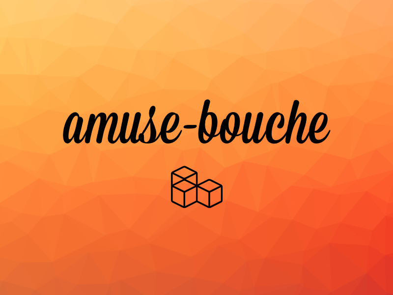 Amuse-Bouche Identity by Niklaus Gerber on Dribbble