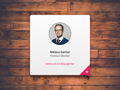 Daily UI :: 006 | User Profile 006 card clean dailyui flat ui user profile