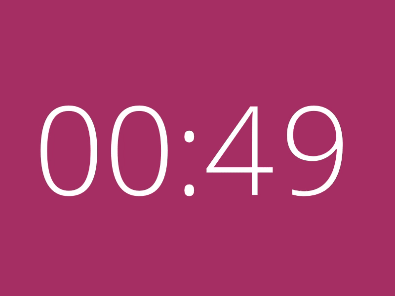 Daily UI :: 014 | Countdown Timer 014 animated clean countdown dailyui flat material smooth timer ui