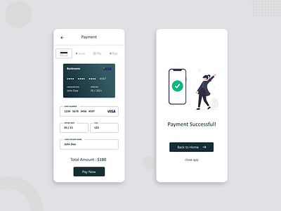 Credit Card Checkout - Daily UI #02 app appdesign card checkout creditcard dailyui design illustration mobileapp ui uidesign ux