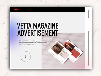 Vetta Magazine Advertisement