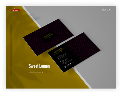 Sweet Lemon - Logo Design 2d advertising brand brand design brand identity branding branding design business card corporate dj graphic design identity letter logo logo design modern logo music purple visual design yellow