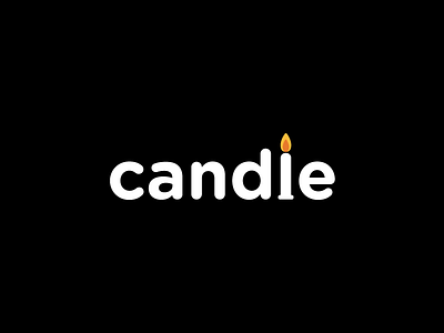 candle- Logo minimal Exploration#2 bw candle minimal creative explore ideas logo typo