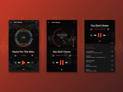 music player_app ui/ux