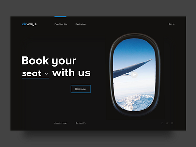 airways_homepage design
