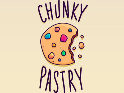 Chunky Pastry Logo Design illustration logo logo design branding vector