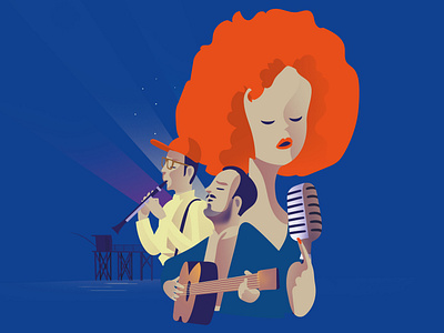 Jazz Festival Illustration