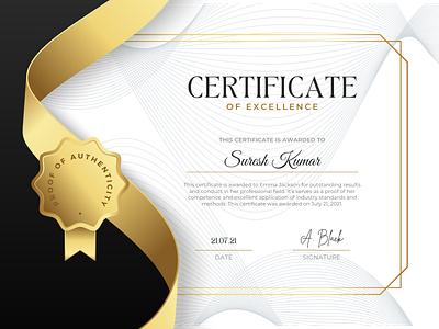 Certificate of Excellence