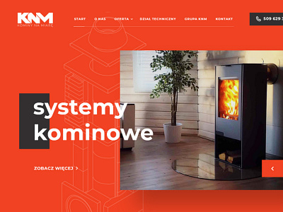 KNM Systemy kominowe ui uidesign web webdesign website