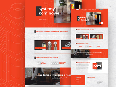 KNM Systemy kominowe ui uidesign web webdesign website