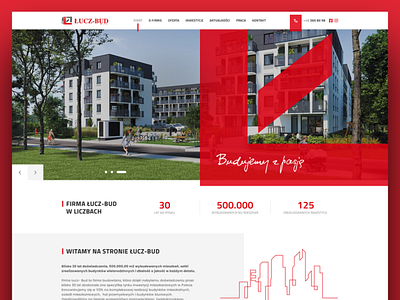 Łucz-Bud website ui uidesign web webdesign website
