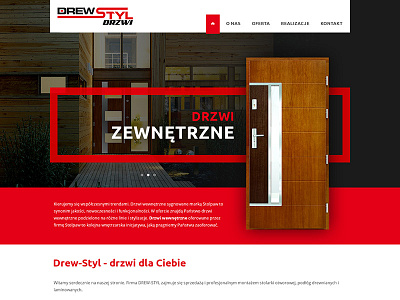 Drew-Styl doors web webdesign website