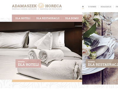 Adamaszek Horeca webdesign