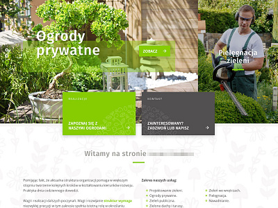 Garden garden webdesign website