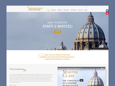 Popeleadership ui webdesign website