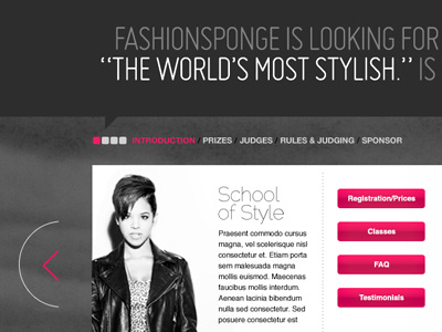 FS color fashion interactive web
