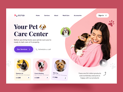 Pet Care Website 🐾