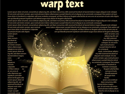 Nur-E-Quran illutratorwork warp warptext