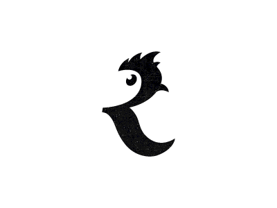 Rooster < R logo logo design logotype mark r rooster sign