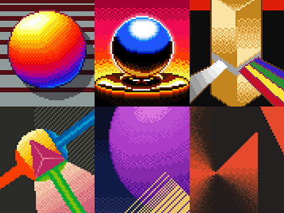 Retro² 90s digital art pixel art retro y2k