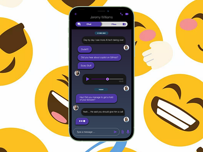 Messaging screen design... beginner dailyui design messaging mobile texting ui ux xd