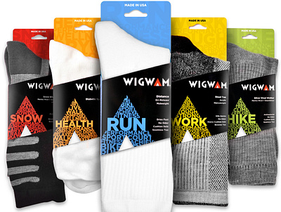 Wigwam Mills Performance Sock Packaging