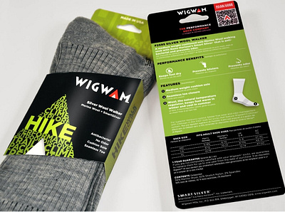 Wigwam Mills Performance Sock Packaging