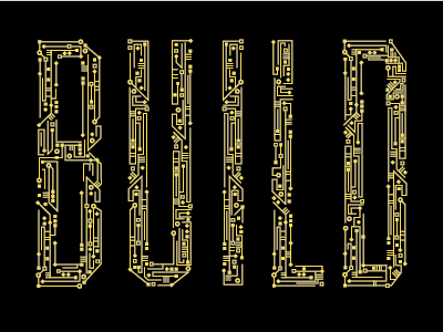 Build Stuff chip circuit computer typography