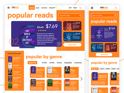 PenguinBooks.com | Website Design Concept