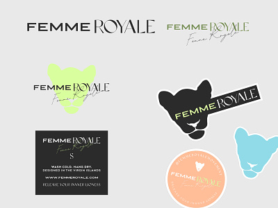 Femme Royale Fitness and Lifestyle Logo and Branding Design animal logo branding fitness logo fonts illustration illustrator life coach lifestyle lion logo lioness logo logo design primary logo secondary logo vector