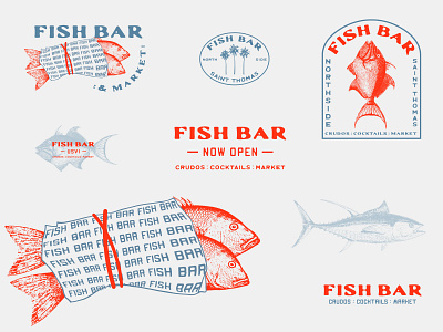 Branding Design II : Fish Bar, St. Thomas US Virgin Islands